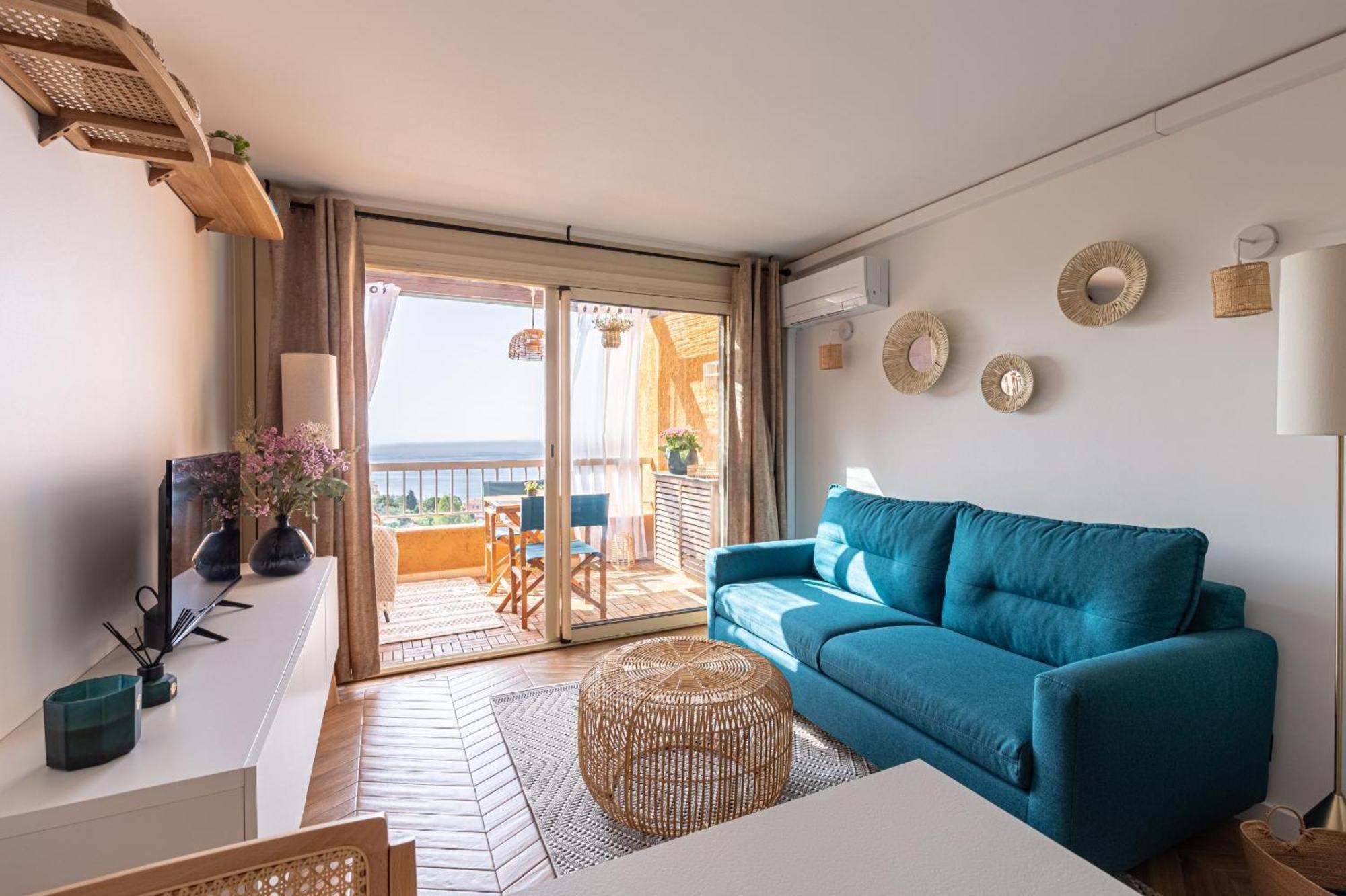 Vue Mer Et Jardin Théoule-sur-Mer Kültér fotó
